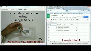 Sensor data collection using Google Sheet and Nodemcu