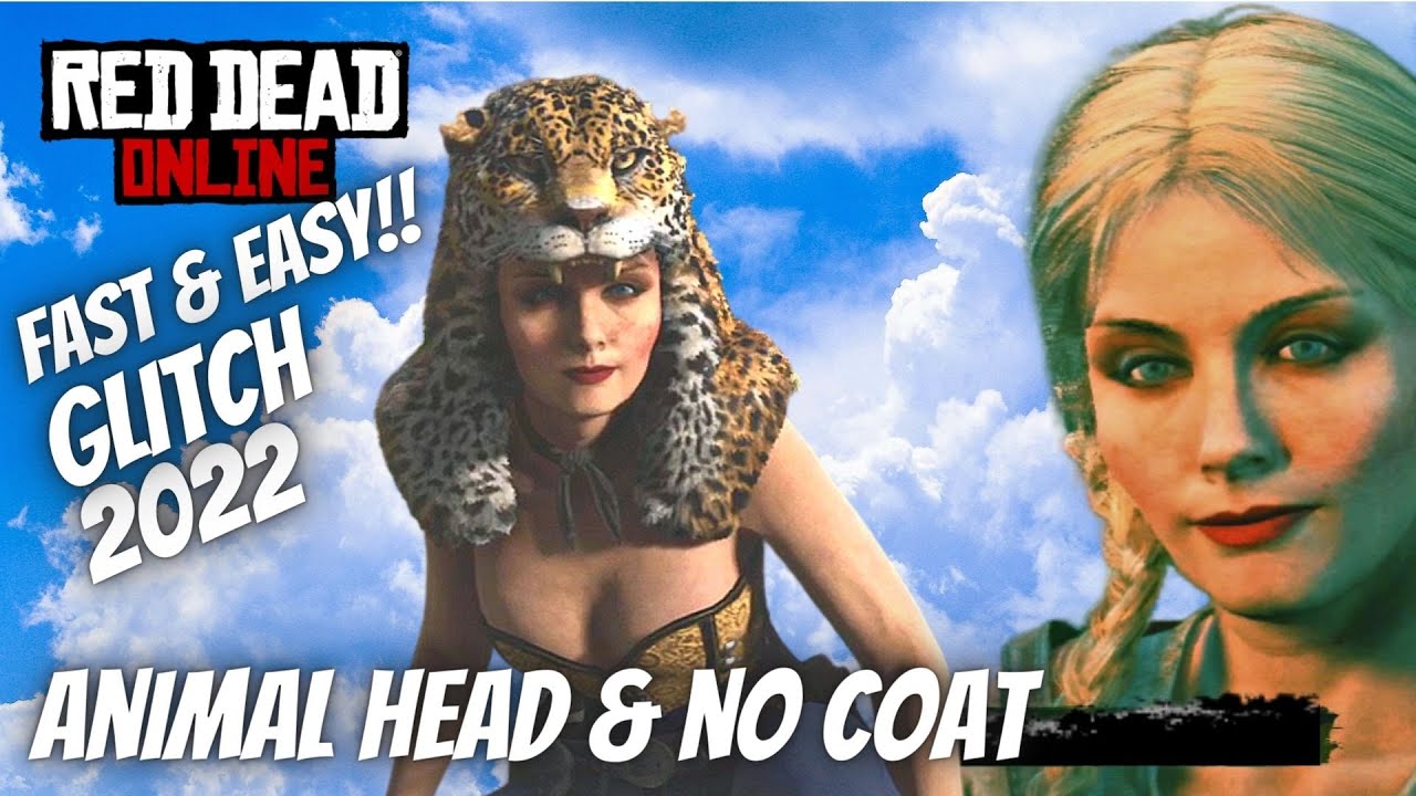 Red Dead Online Garment set Glitch. Legendary Animal Hood with any outfit or Coat tutorial YouTube