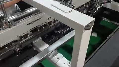 ZH-700D automatic folder gluer runing small lock bottom boxes