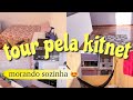 TOUR PELA MINHA KITNET | morando sozinha em São Paulo