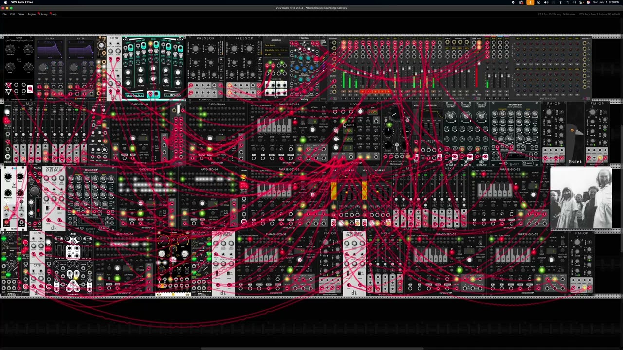 VCV-Rack: Aphex Twin: Bucephalus Bouncing Ball (cover)