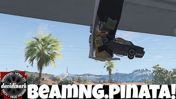 BeamNG.pinata - Dry Van Pinata! BeamNG Drive but we made a piñata out of a dry van trailer!