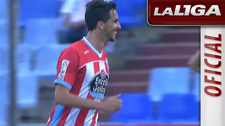 Gol de Rennella (0-1) en el Real Zaragoza - CD Lug...