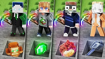 BLÖCKE = RANDOM ITEMS (1v1v1v1 RANDOMIZER WITHER BATTLE)