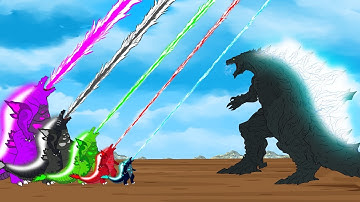EARTH GODZILLA vs EVOLUTION of GODZILLA