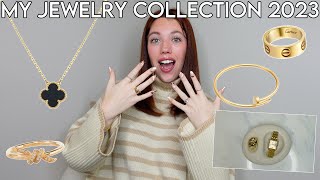 MY ENTIRE JEWELRY COLLECTION 2023! CARTIER, TIFFANY, HERMES & MORE! | Kenzie Scarlett