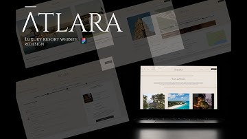 Luxury Resort Website | redesign | UI Design Figma