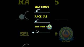Sirf Self study se selection nhi hoga. Self Study aur RACE IAS ko milna hoga #raceias #selfstudy
