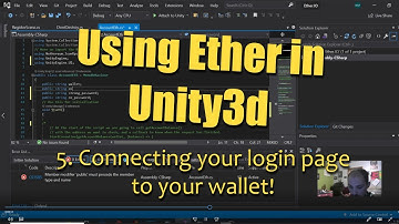 HOW TO log into your new wallet with Unity!