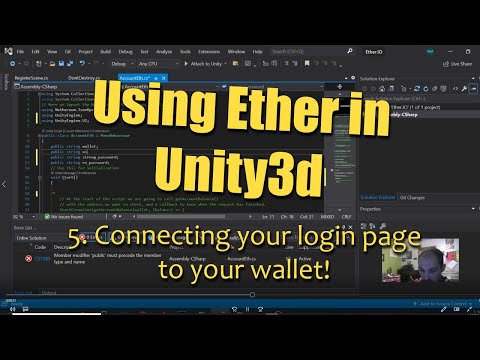 HOW TO log into your new wallet with Unity!