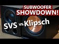 Klipsch R-115SW vs SVS PB3000 Compression with Room EQ Wizard