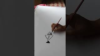 #fish#triangle#shape #designe #ytshorts