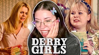 BRITISH Girl Watches **DERRY GIRLS** For The FIRST Time! (reaction/commentary)