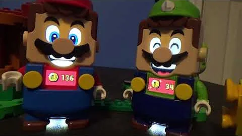 Huge Super Mario Course Challenge Mario vs. Luigi