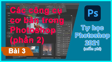 Hướng dẫn tự học photoshop 2021- Các công cụ cơ bản trong photoshop (phần 2) - bài 3