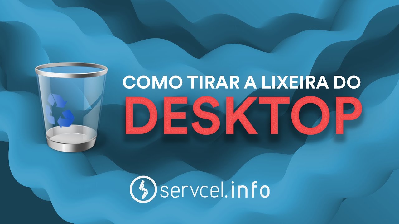 COMO TIRAR A LIXEIRA DA ÁREA DE TRABALHO | WINDOWS 10 - YouTube