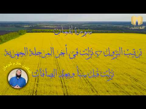 زمن نزول سورة لقمان للدكتور حازم شومان