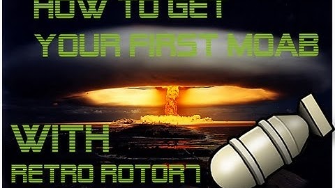 How to get your  first MOAB on MW3 with RetroRotor7 remastered