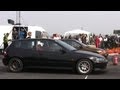 Honda Civic 1.3 Turbo Vs. Honda Civic 1.6 VTI Turbo Drag Race HD