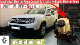 Renault Duster Petrol 2017 Got Install Electric Steering Pump | Renault Duster Petrol Modification