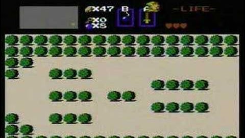 Zelda NES glitch on Wii