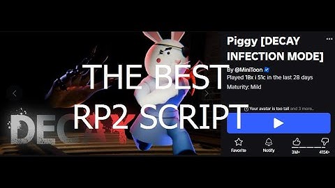 Roblox Piggy Ready Player 2 UPDATED event script [Roblox Exploiting]