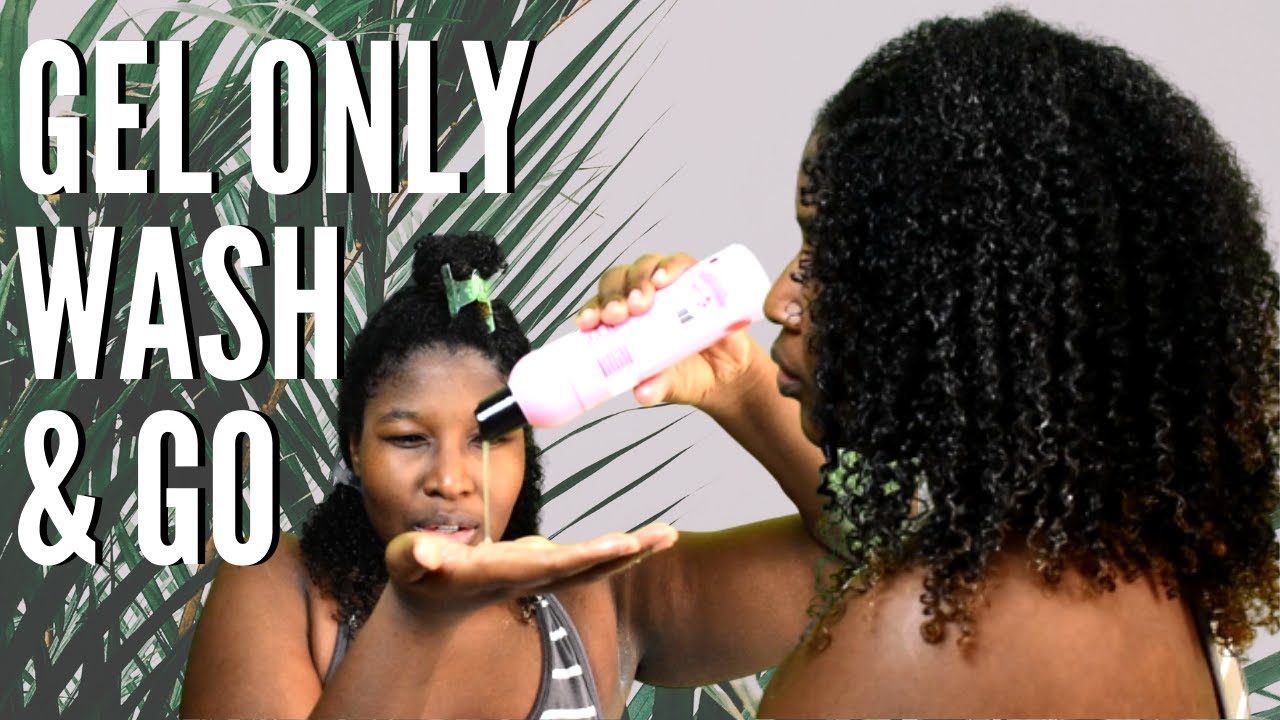 GEL ONLY Wash & Go on Type 4 Hair Cheap Jamaican Hair Product Zimii