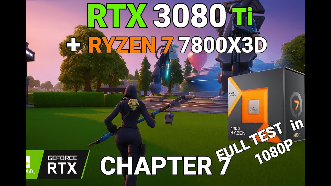 Fortnite Chapter 7 | Ryzen 7 7800X3D + RTX 3080 Ti : Battle Royale Ranked 1080p Performance Mode