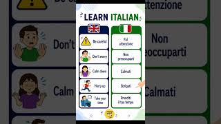 🇮🇹 Quick Italian I 🗨️ Beginner Phrases #29