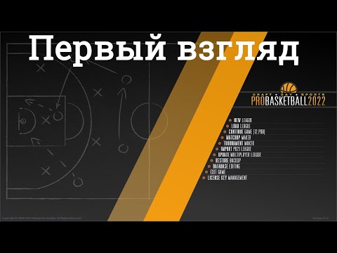 DDS PRO BASKETBALL 22. Первое видео по игре на русском)