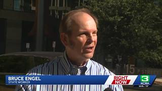 What day 1 of governor's return to office mandate looks like in downtown Sacramento