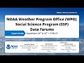 SSP Data Forums - Day 1