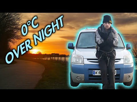 FREEZING Night STEALTH CAMPING @ Blithfield Reservoir & Visit Croxden Abbey Sunset Photography Shoot