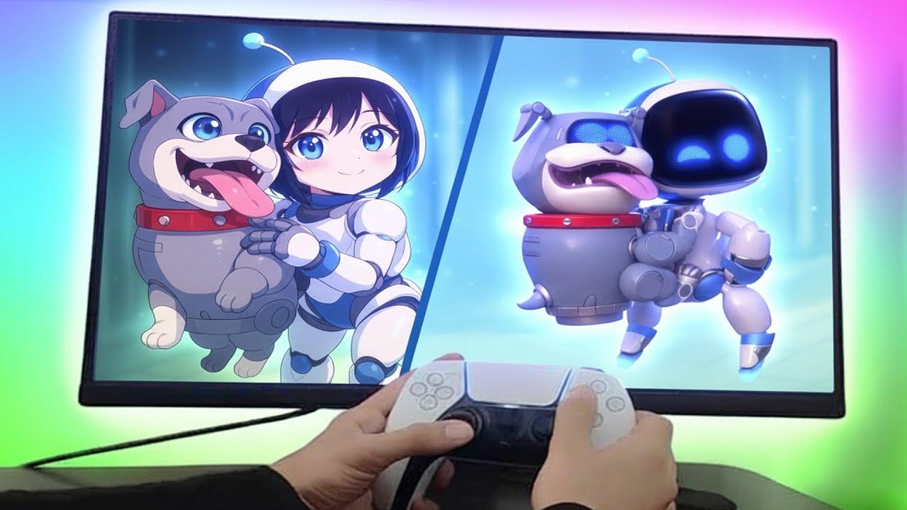 POV Astro Bot Gameplay | PS5 – Construction Derby with Magnetic Power