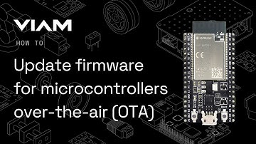 Update microcontroller firmware over-the-air (OTA)