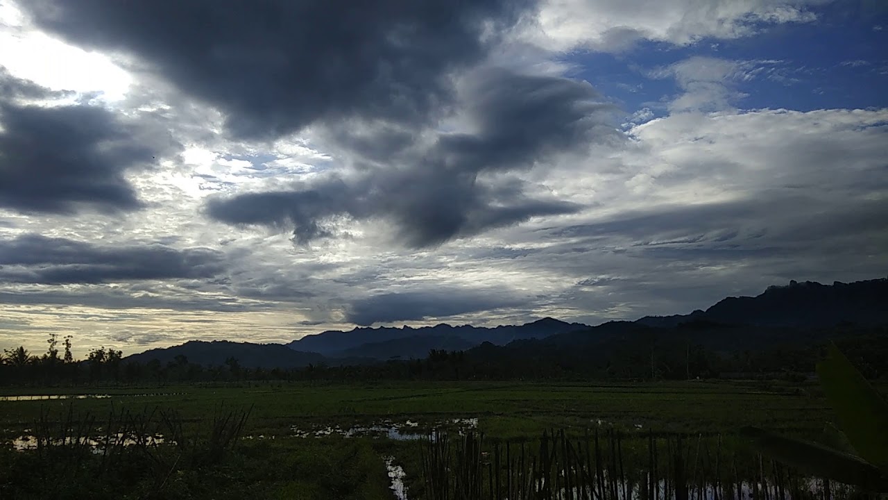 Langit Indah Pagi Hari Pedesaan YouTube