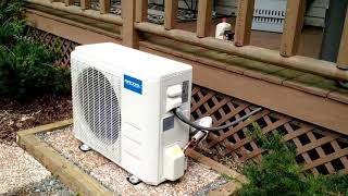 Mr.Cool Mini Split A/C And Heat Pump. Thoughts on install and a review.