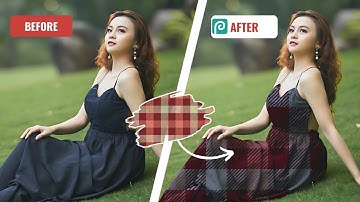 Photopea Tutorial cloth Texture on any fabric