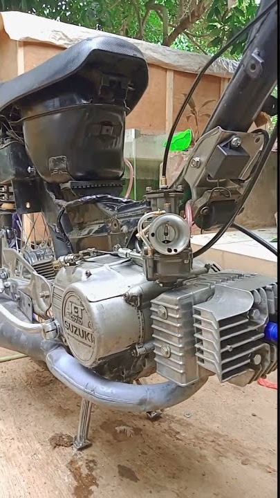 tes mesin setelah proses naik oversize Suzuki crystal