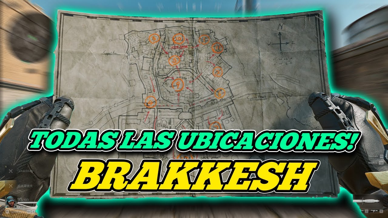 TODAS las UBICACIONES del evento MAPA DEL TESORO BRAKKESH - DELTA FORCE ...