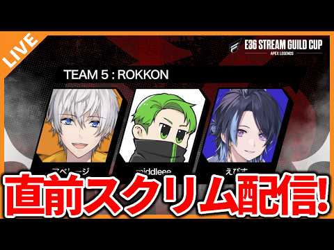 【APEX】直前スクリム！目標は1回以上のチャンピオン！～チームROKKON～ 05/18【アベレージ/ミドリ/えびす】
