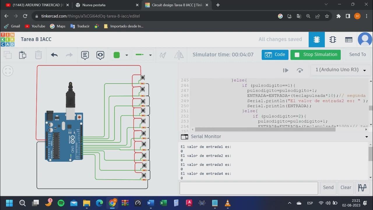Arduino S8 Tarea IACC - YouTube