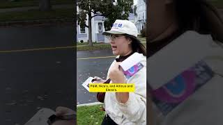 Flyering Around New Haven with Esther of Mahjong Haven