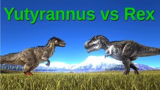 Yutyrannus VS Rex || ARK: Survival Evolved || Cantex Yutyrannus VS Rex || ARK: Survival Evolved || Cantex