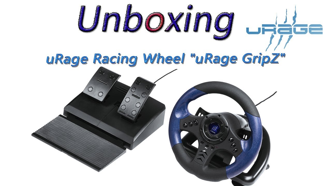 Unboxing: uRage Racing Wheel - German 