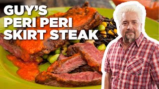 Guy Fieri's Grilled Peri Peri Skirt Steak | Guy’s Big Bite | Food Network