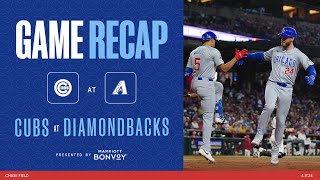 Game Highlights: Cubs Leave Arizona with Series Win | 4/17/24