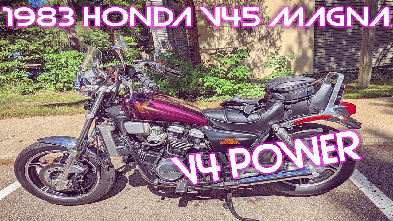 1983 Honda V45 Magna - Ride Along Clips - YouTube