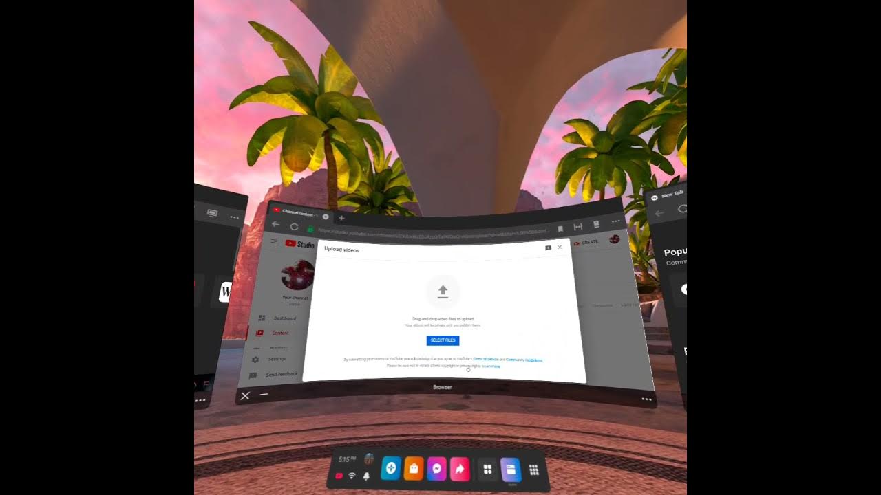 How to upload videos on Oculus quest(no pc) YouTube