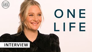 Romola Garai on One Life, the responsibility of her role, being a happy actor & directing more films